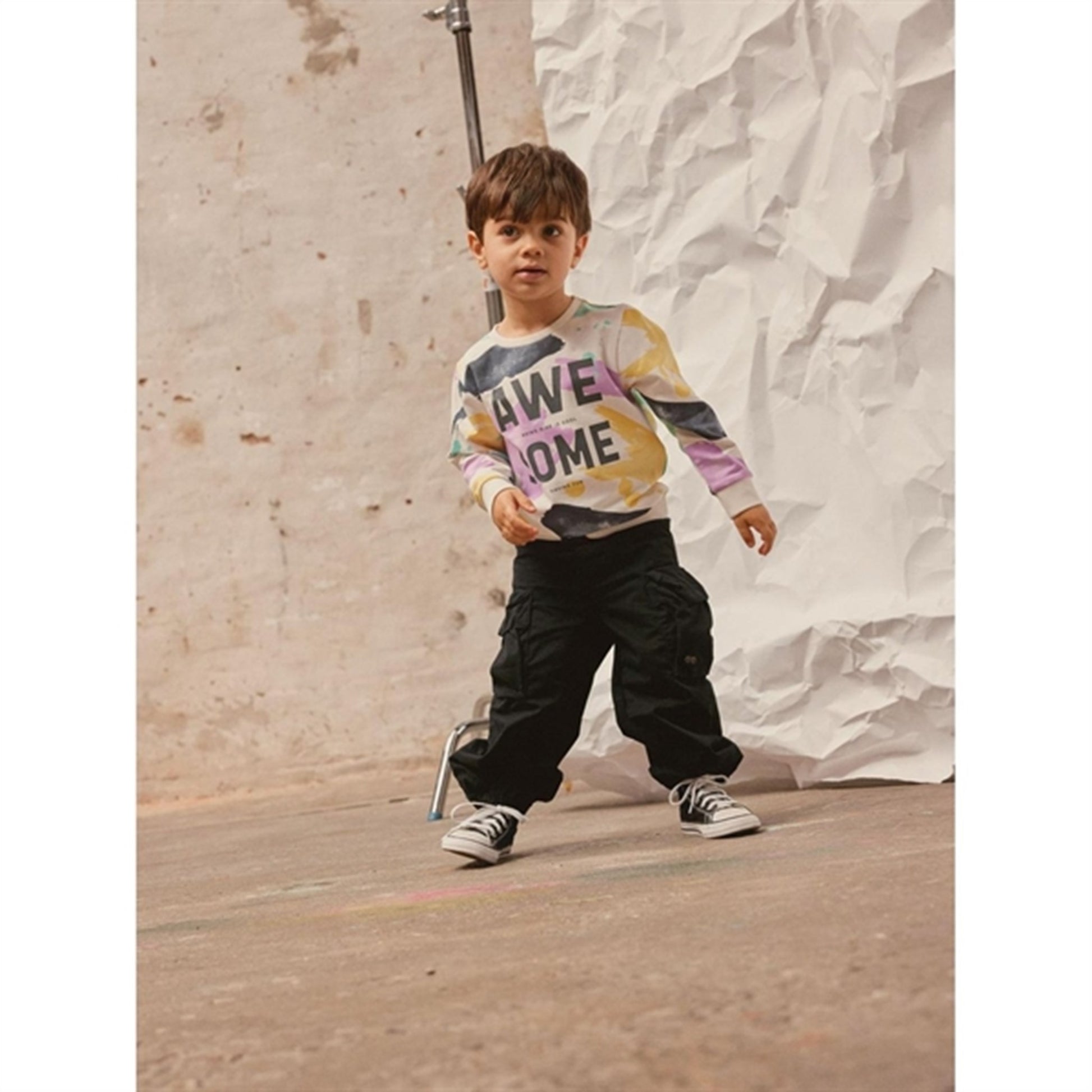 Name it Black Ben Parachute Pants Noos