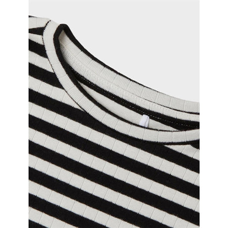 Name it Black Suraja Slim Blouse Stripe Noos