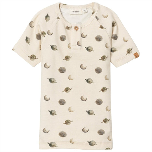 Lil'Atelier Turtledove Geo Slim T-Shirt