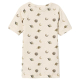 Lil'Atelier Turtledove Geo Slim T-Shirt