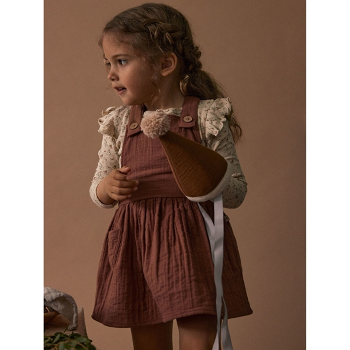 Lil'Atelier Carob Brown Tuda Loose Dress