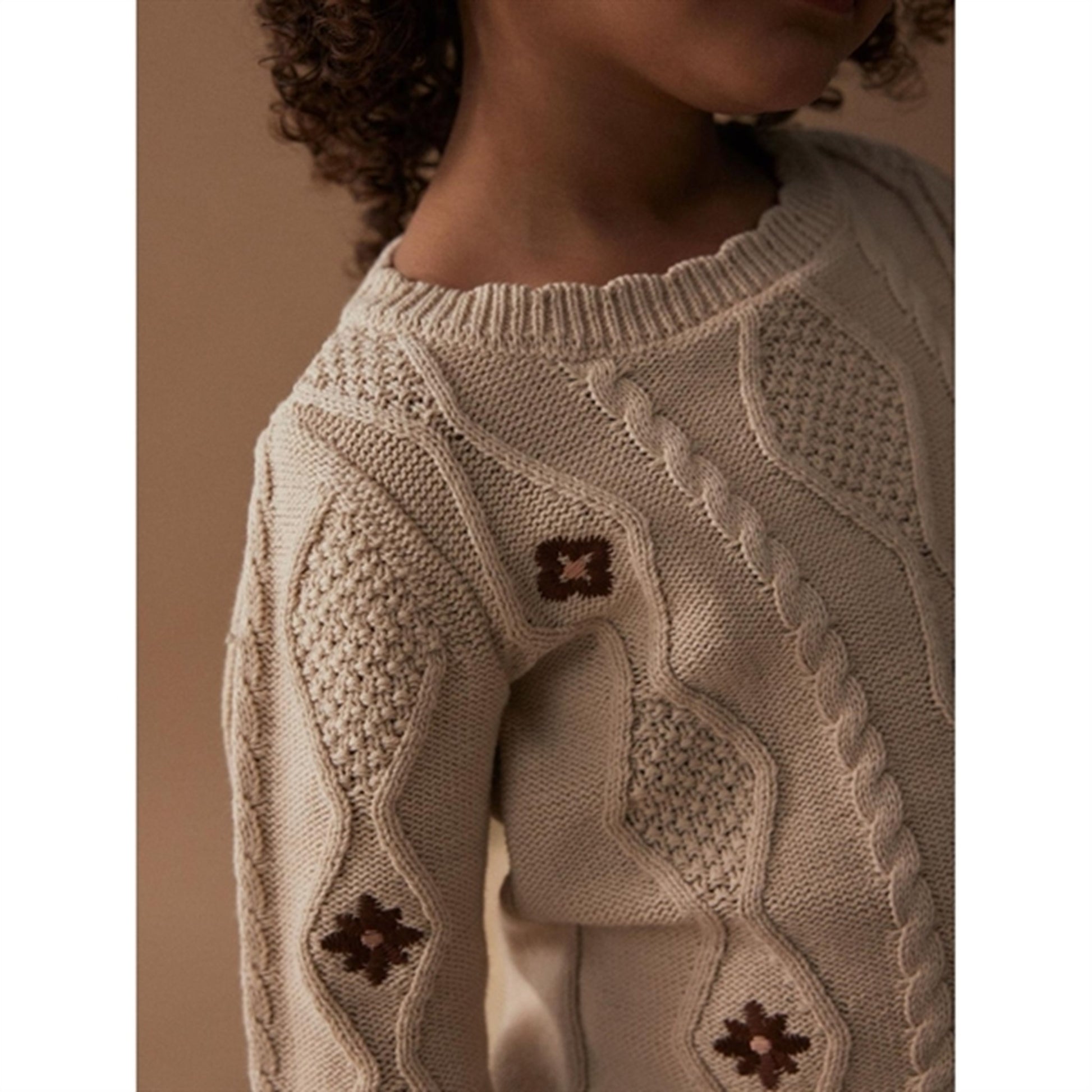 Lil'Atelier Fog Tila Knitt Blouse
