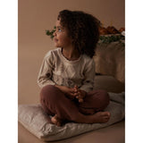 Lil'Atelier Carob Brown Thora Slim Bootcut Leggings