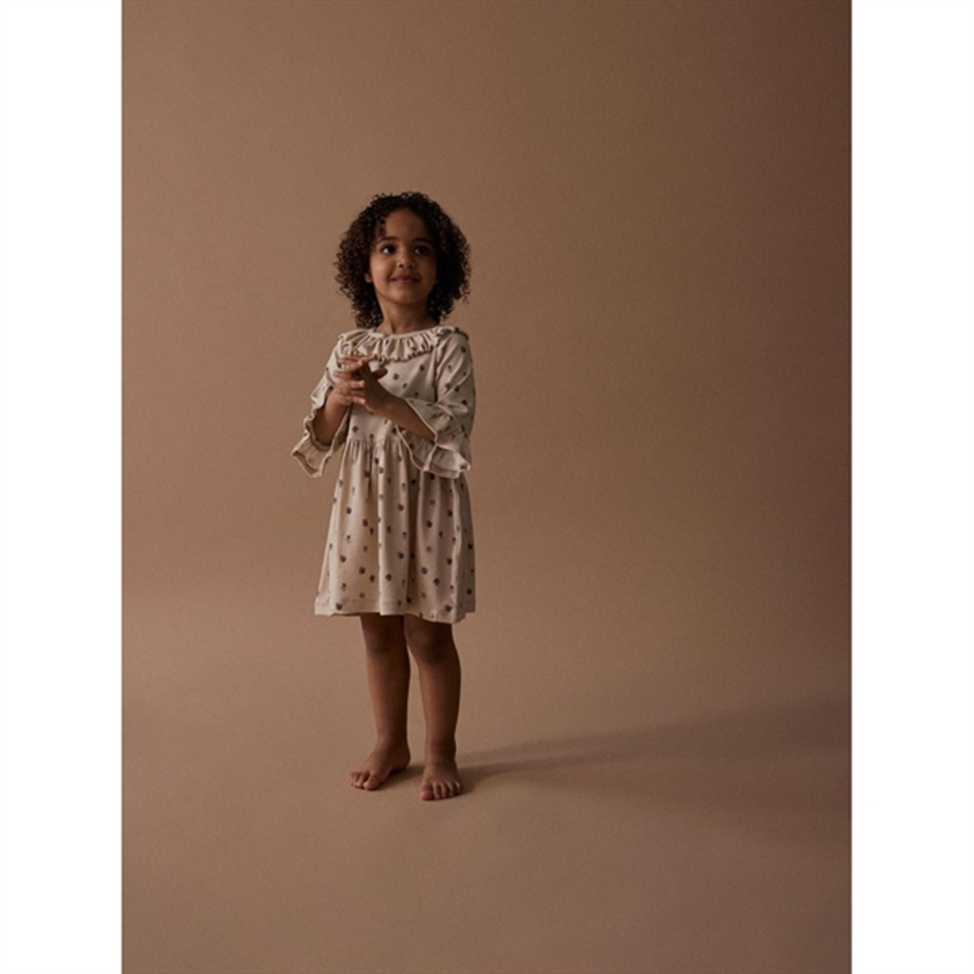 Lil'Atelier Fog Flower Gaya 3/4 Loose Dress