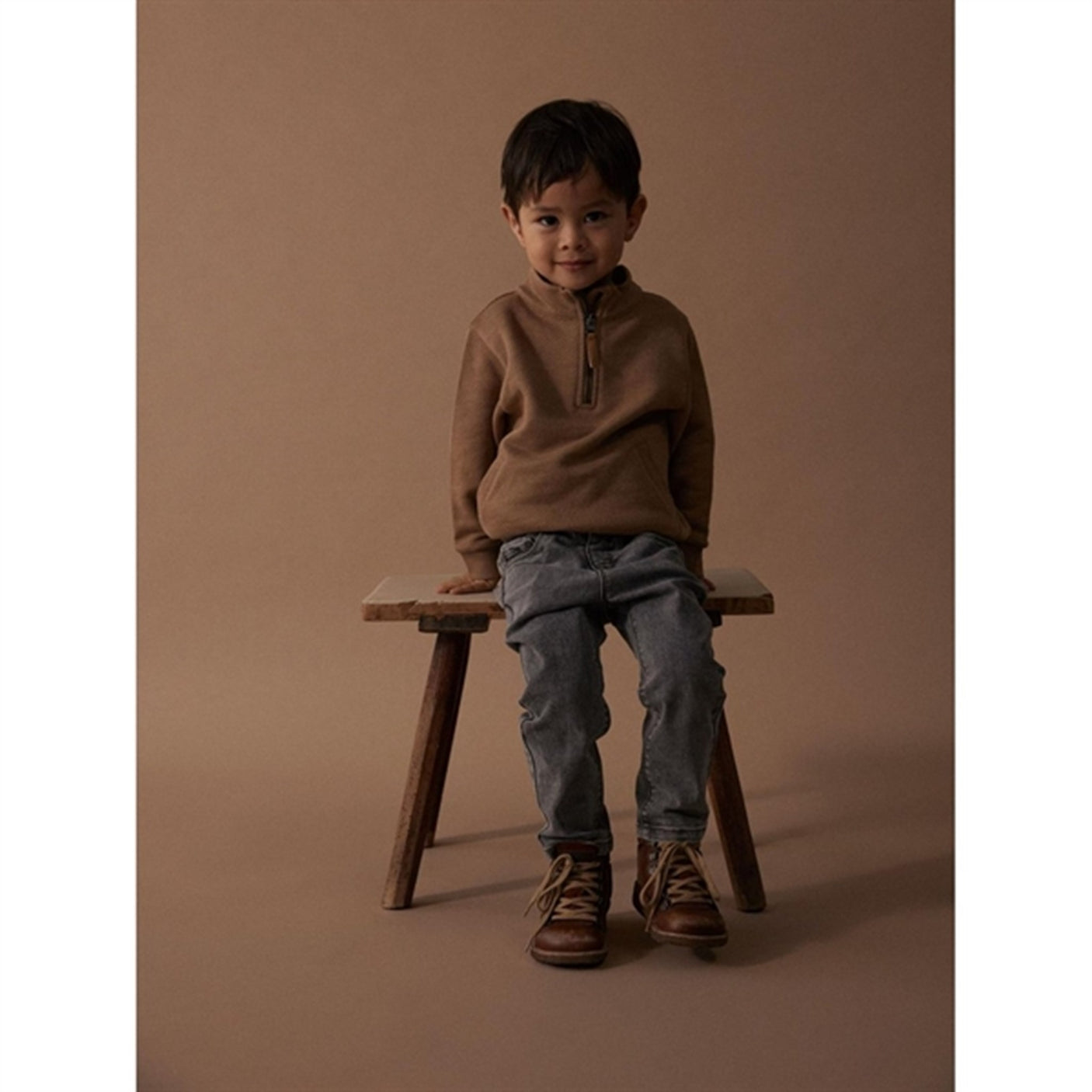 Lil'Atelier Tigers Eye Birk Loose Sweatshirt