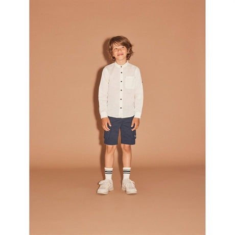 Name it Dark Sapphire Silas Chino Twill Shorts Noos