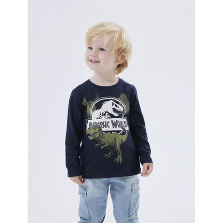 Name it Dark Sapphire Nijal Jurassic Blouse Noos