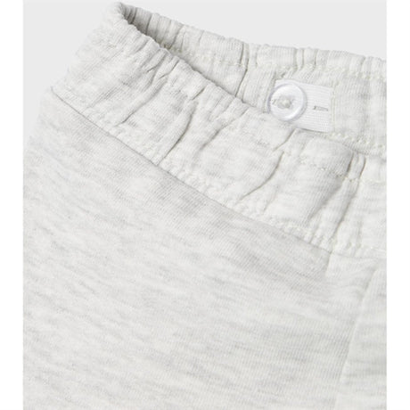 Name it Light Grey Melange Dike Sweat Shorts