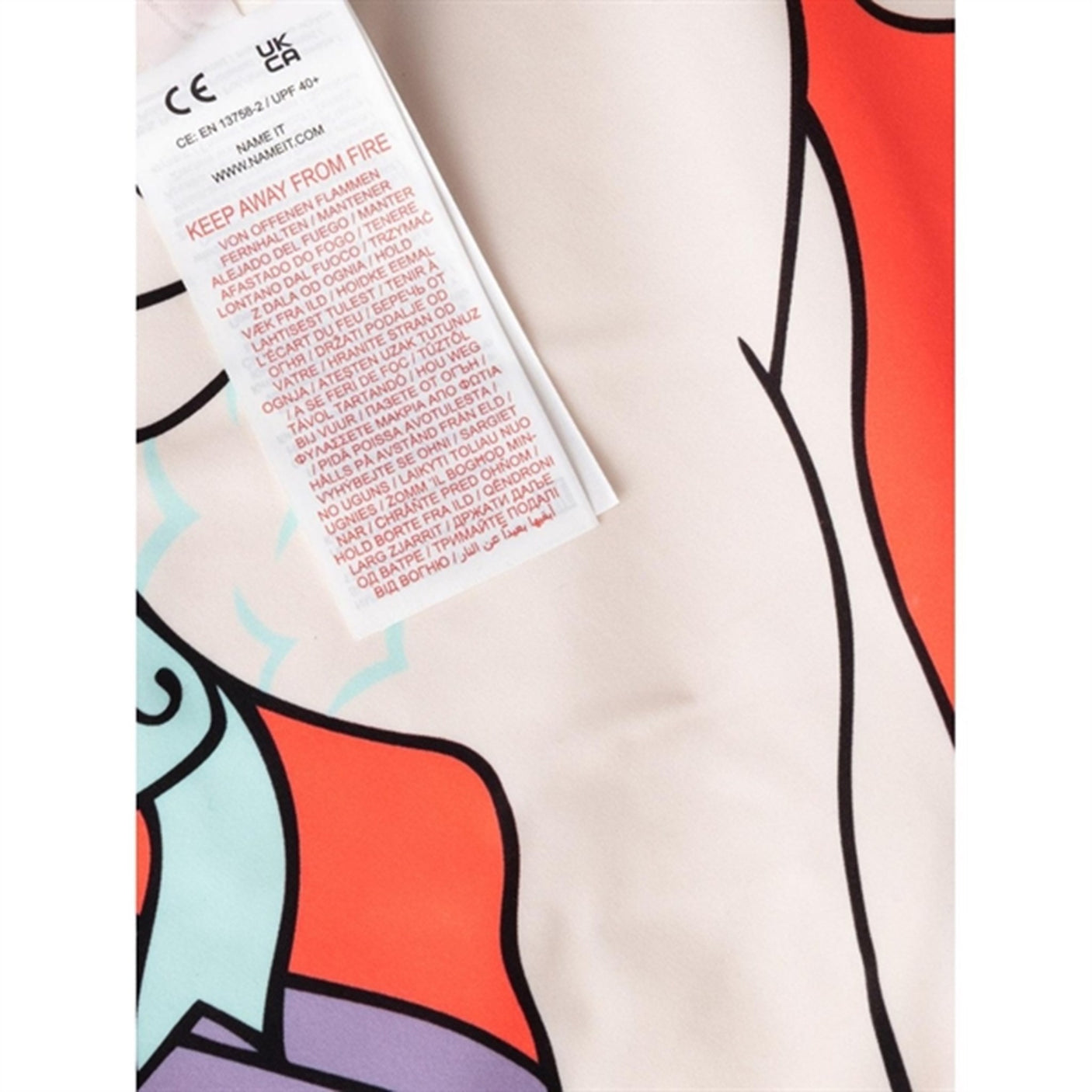 Name it Fiery Coral Masa My Little Pony 3/4 UV Swim Bodysuit