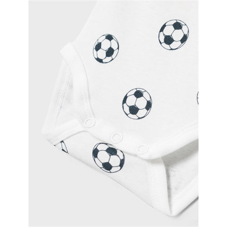 Name it Bright White Football Body 2-pack Noos