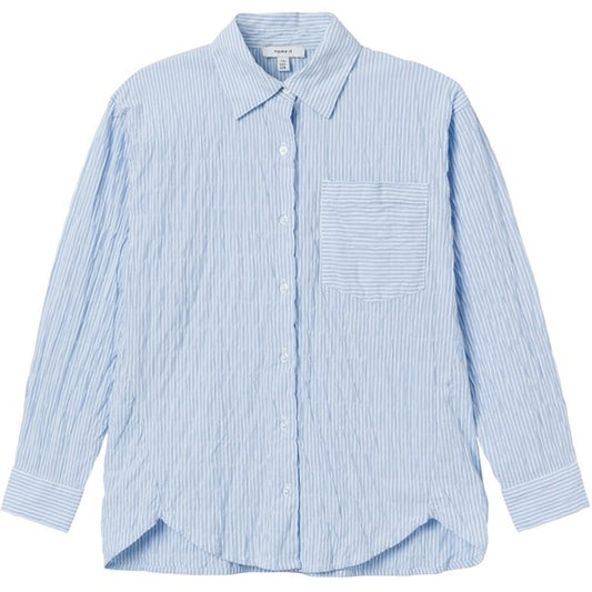 Name it Chambray Blue Dustripes Oversize Shirt