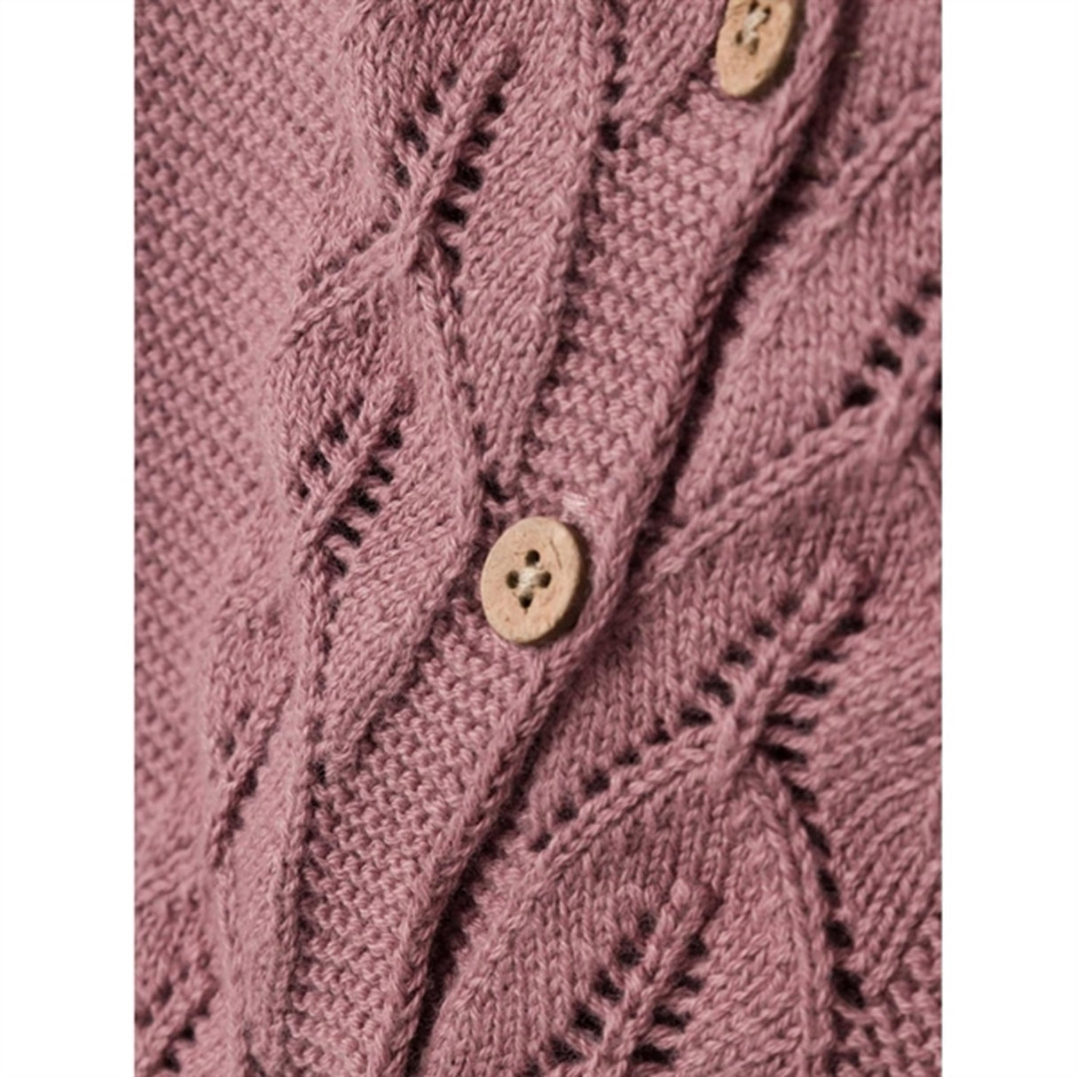 Lil'Atelier Nostalgia Rose Dora 3/4-sleeved Knit Cardigan