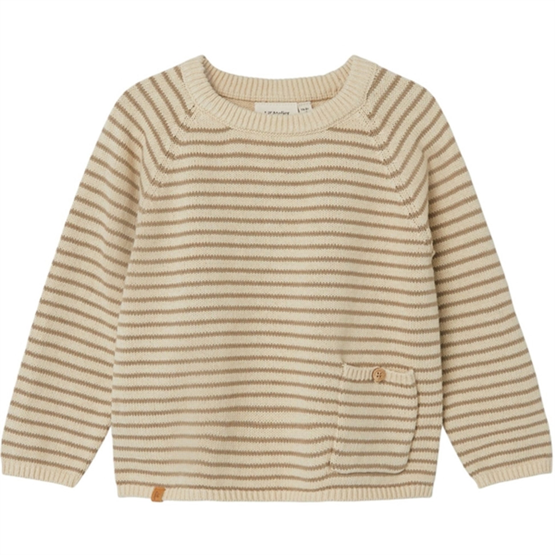 Lil'Atelier Wood Ash Loro Knit Blouse