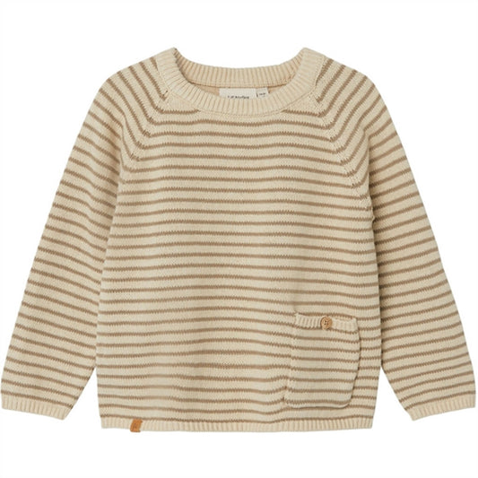 Lil'Atelier Wood Ash Loro Knit Blouse