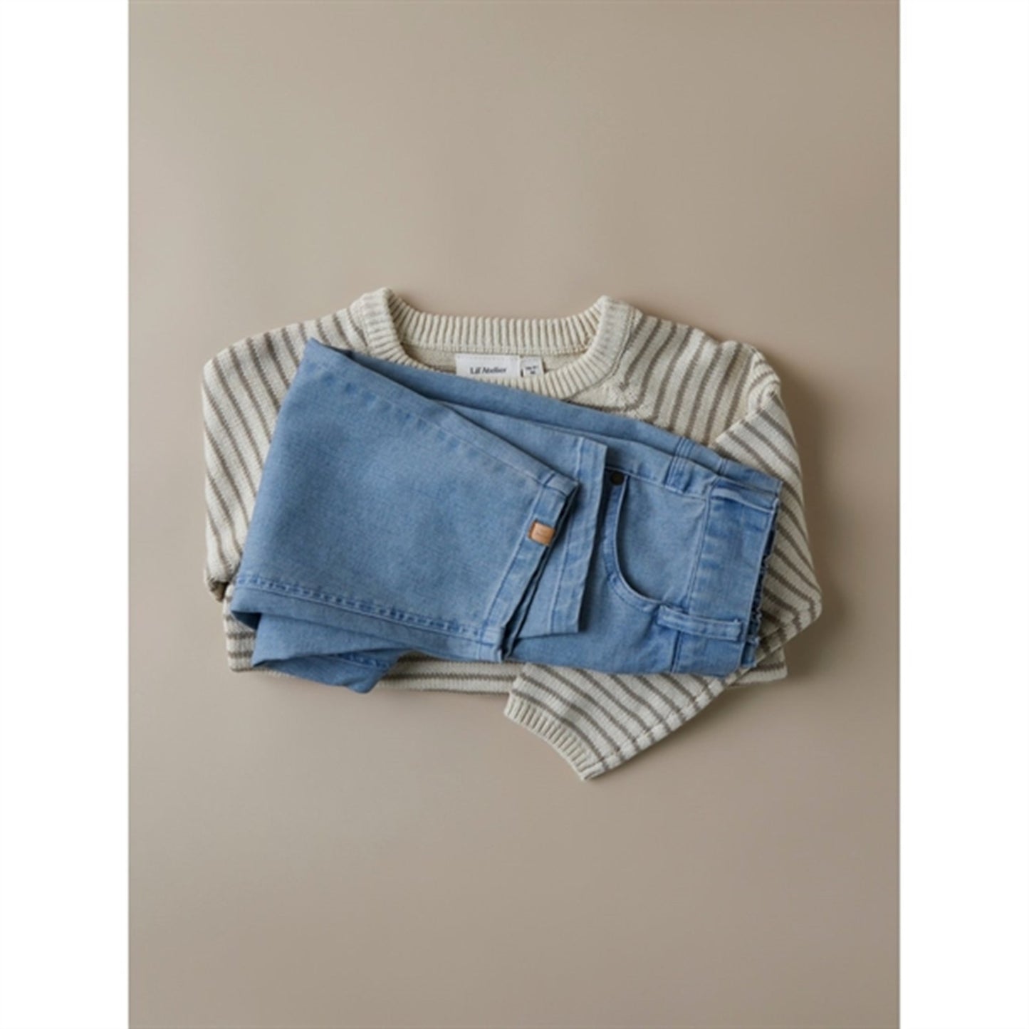 Lil'Atelier Wood Ash Loro Knit Blouse