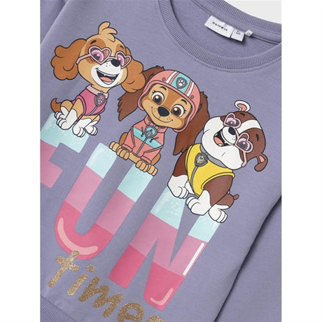 Name it Heirloom Lilac Fula Paw Patrol Sweatshirt
