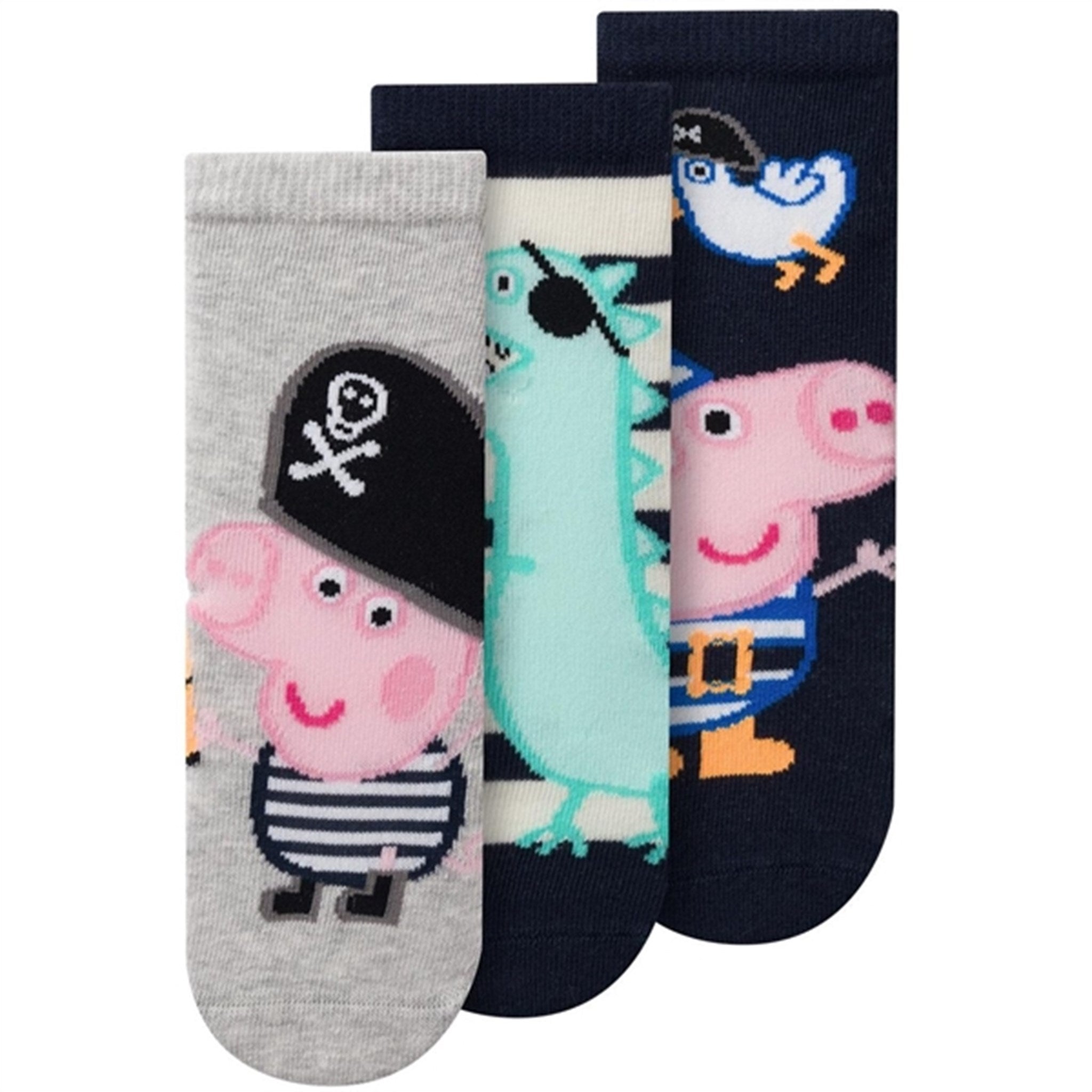 Name it Dark Sapphire Finni Peppa Pig Socks 3-pack