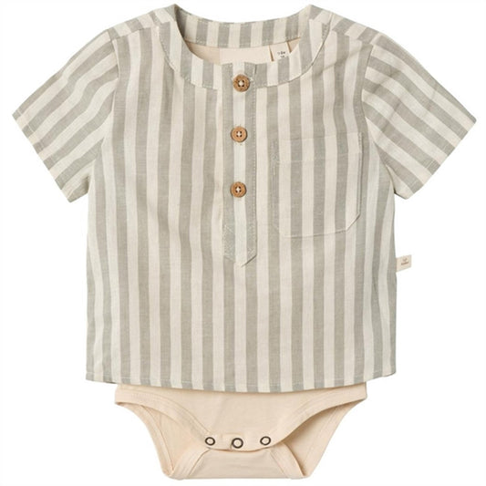 Lil'Atelier Turtledove Dino Body Shirt