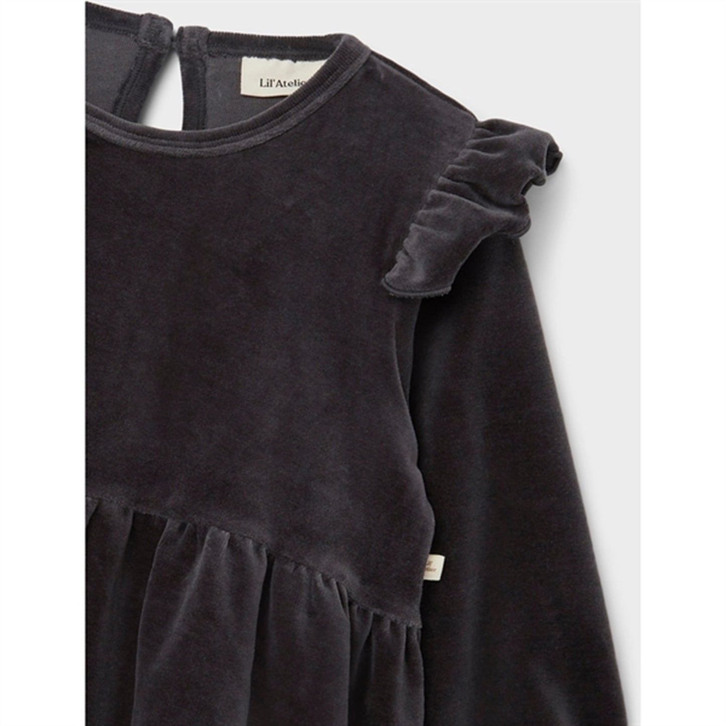 Lil'Atelier Periscope Rimia Velour Sweat Dress
