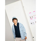 Name it Light Blue Denim Bo Denim Shirt with Hood