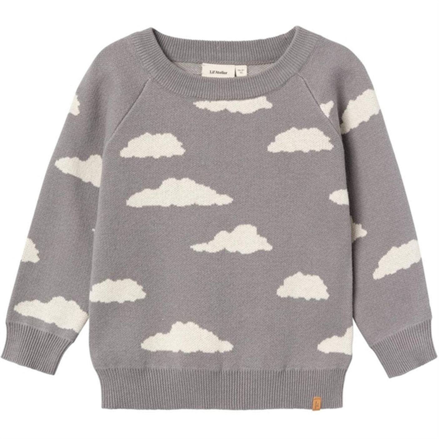 Lil'Atelier Silver Filigree Lamao Dam Knit Blouse