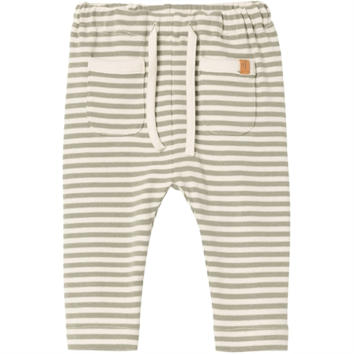 Lil'Atelier Moss Gray Geo Fon Pants