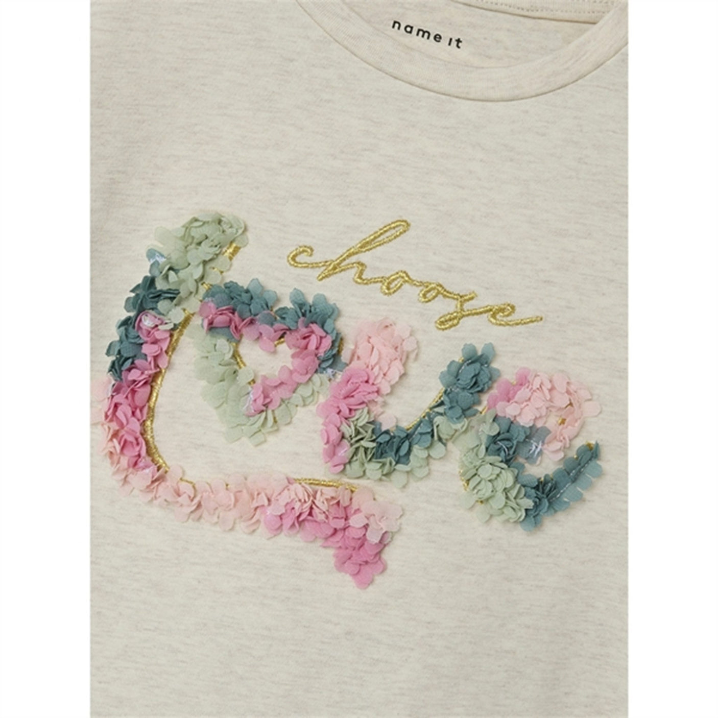 Name it Peyote Melange Debra T-Shirt