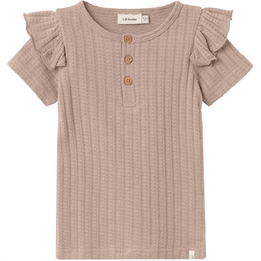 Lil'Atelier Rose Dust Frila Slim T-Shirt