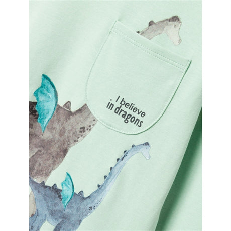 Name it Silt Green Drag Blouse