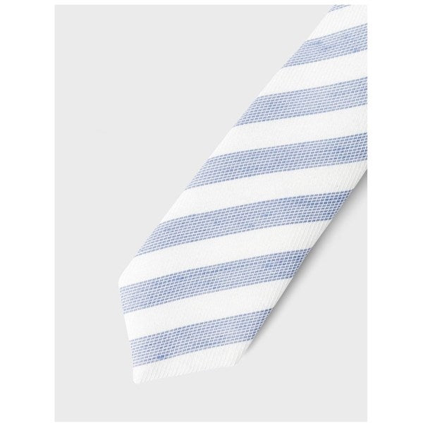 Name it Chambray Blue White Balucas Tie