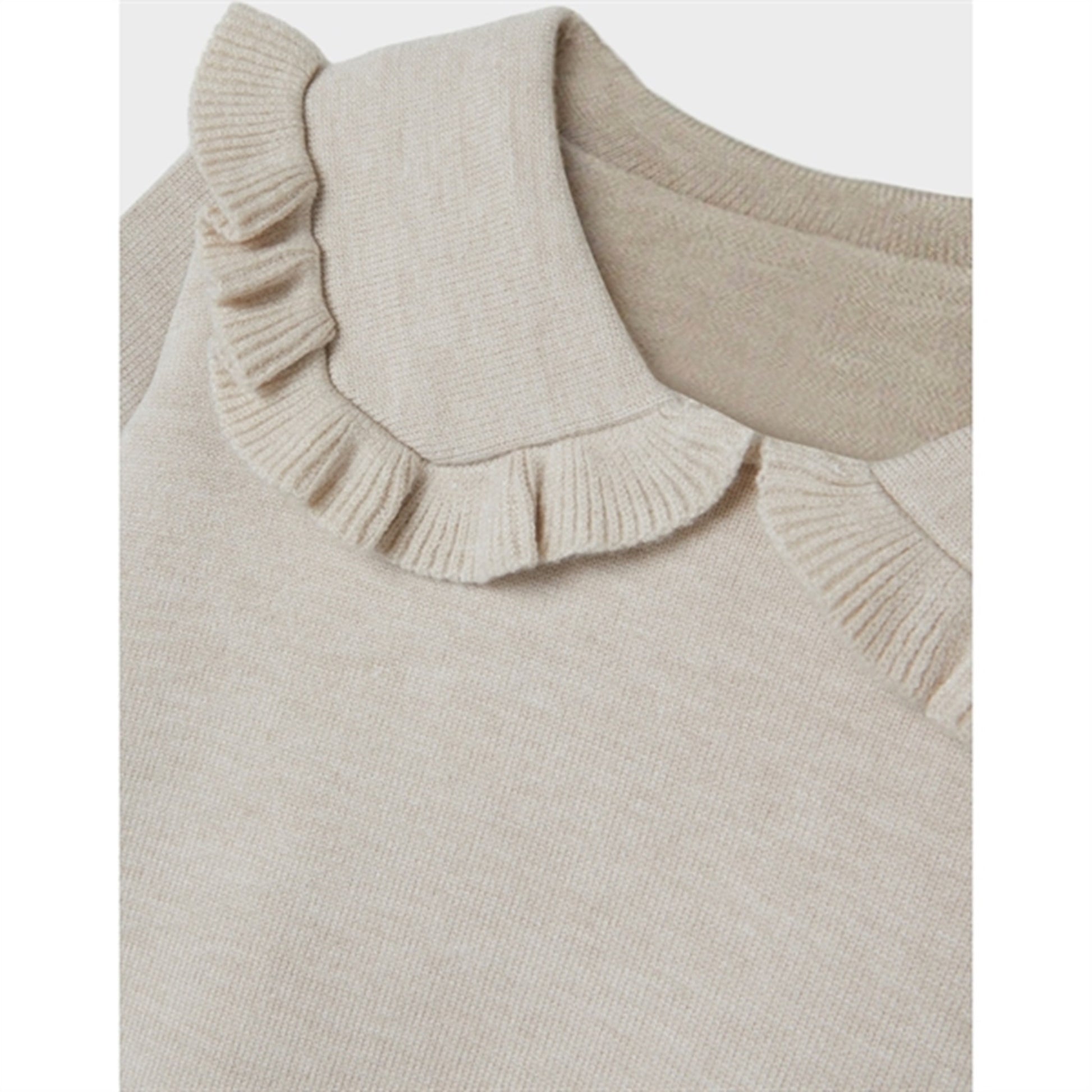 Name it Peyote Melange Rosabell Knit Blouse