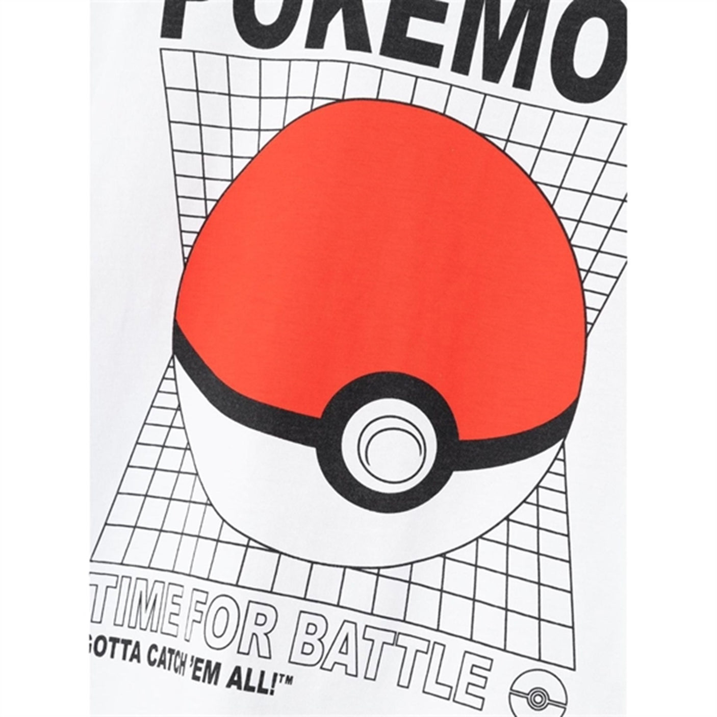 Name it Bright White Maniander Pokemon T-Shirt Noos