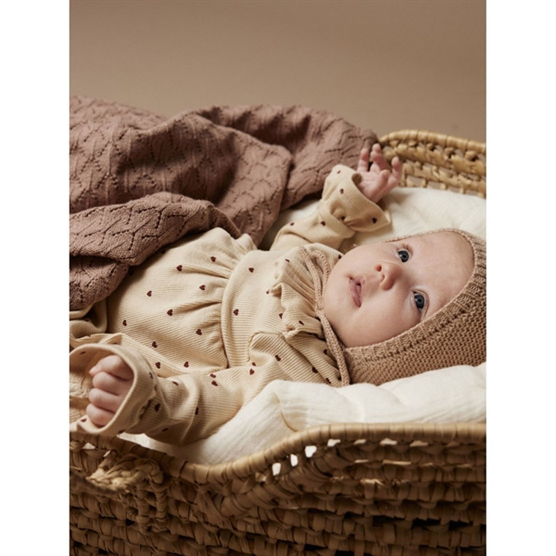 Lil'Atelier Wood Ash Heart Gago Kem Body Dress AOP