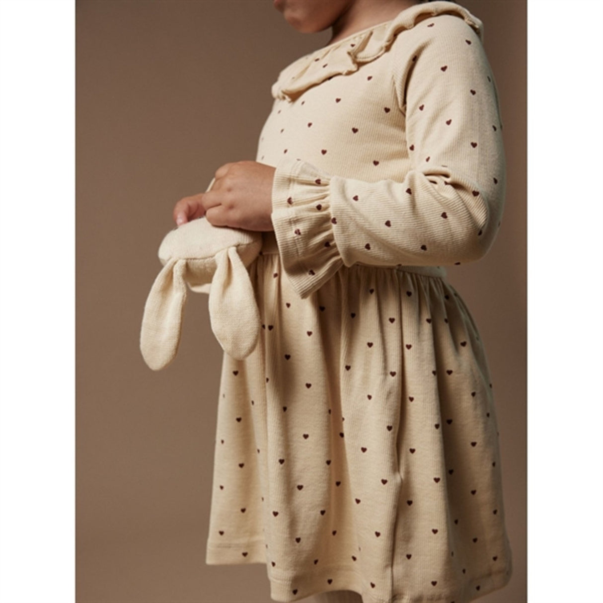 Lil'Atelier Wood Ash Heart Gago Kem Dress AOP