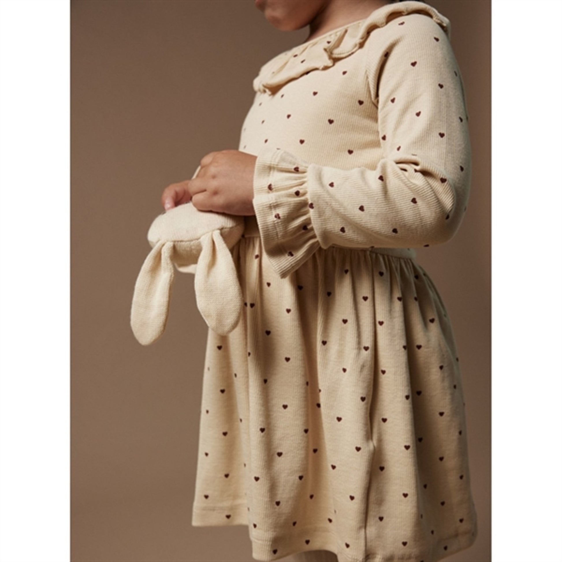 Lil'Atelier Wood Ash Heart Gago Kem Dress AOP