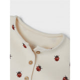 Lil'Atelier Whitecap Gray Ladybugs Ronja Sweat Dress