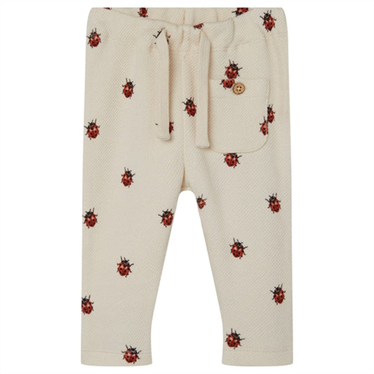 Lil'Atelier Whitecap Gray Ladybugs Ronja Sweatpants