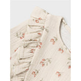 Lil'Atelier Turtledove Strawberry Biba Blouse