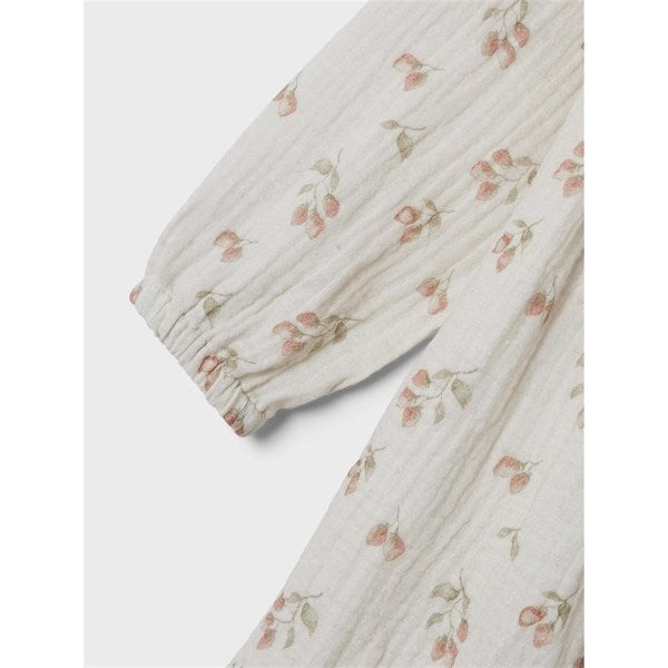 Lil'Atelier Turtledove Strawberry Biba Dress