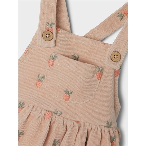 Lil'Atelier Cameo Rose Nelly Corduroy Dress 3