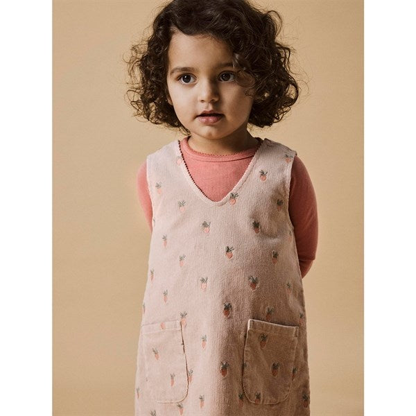 Lil'Atelier Cameo Rose Nelly Corduroy Spencer Dress 2