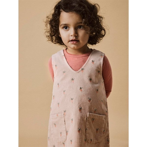 Lil'Atelier Cameo Rose Nelly Corduroy Spencer Dress