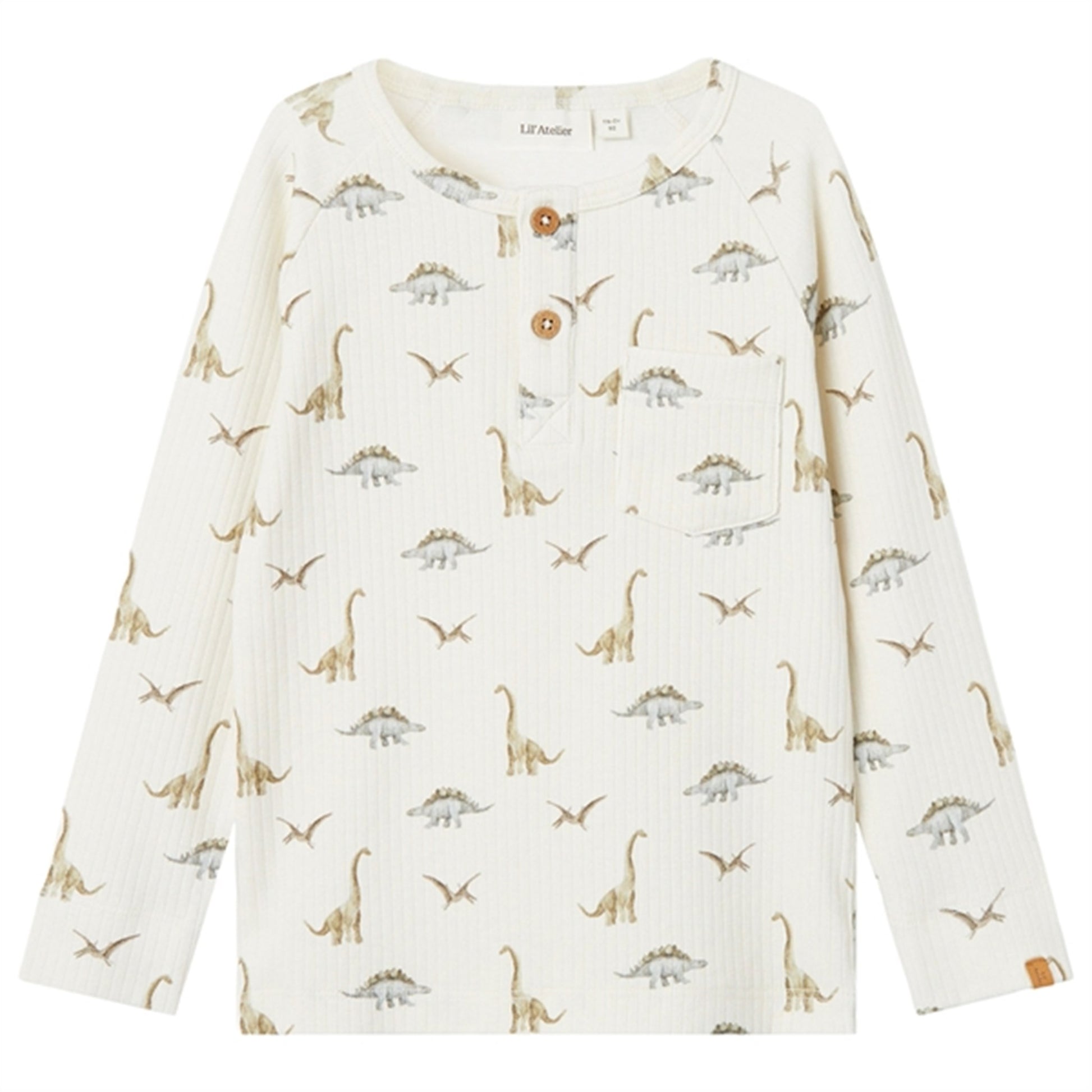 Lil'Atelier Turtledove Dino Gio Bob Slim Blouse
