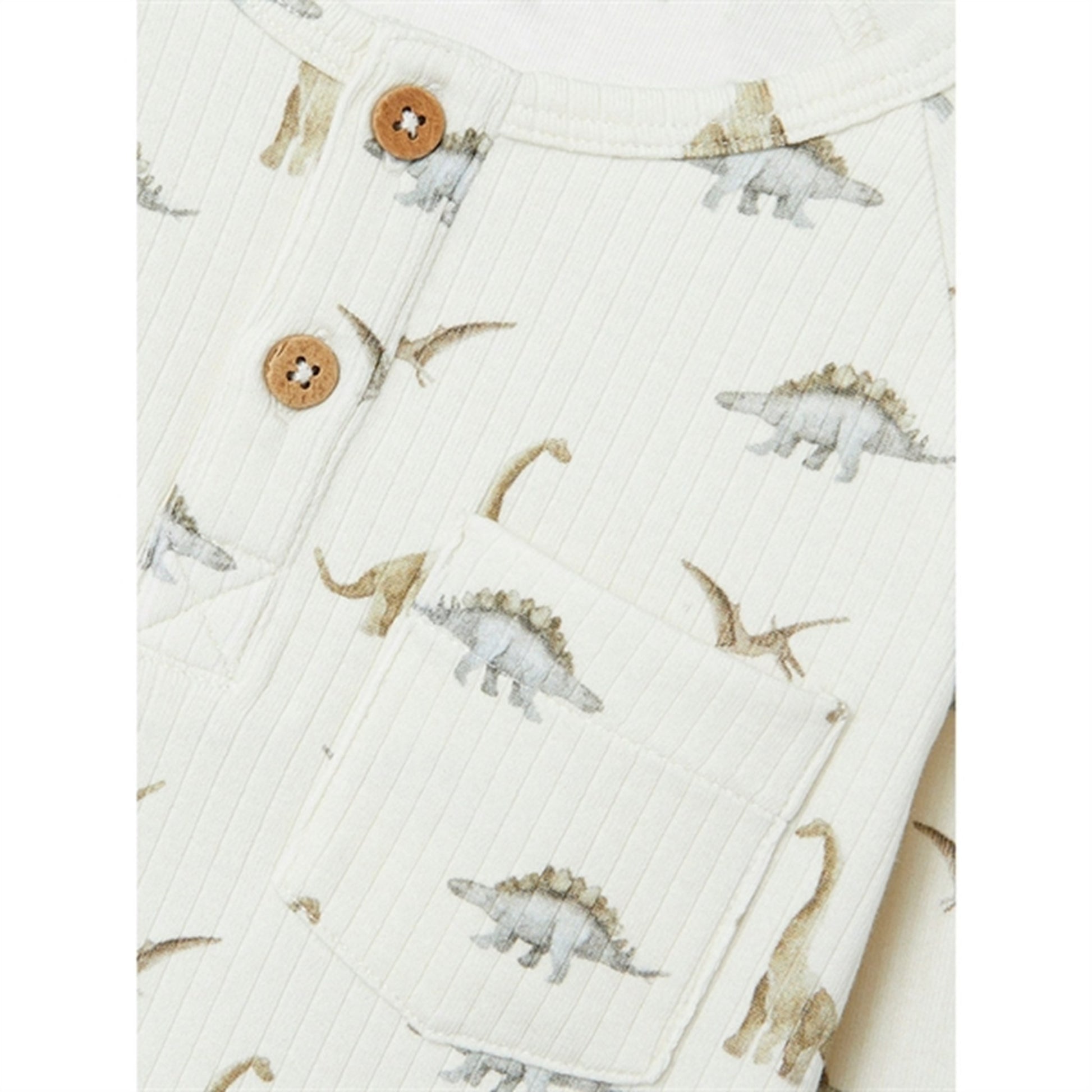Lil'Atelier Turtledove Dino Gio Bob Slim Blouse