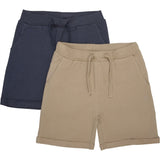 Minymo Blue Nights Sweatshorts 2-Pack