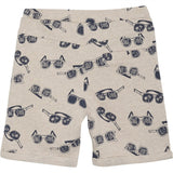 Minymo Light Beige Melange Sweatshorts AOP