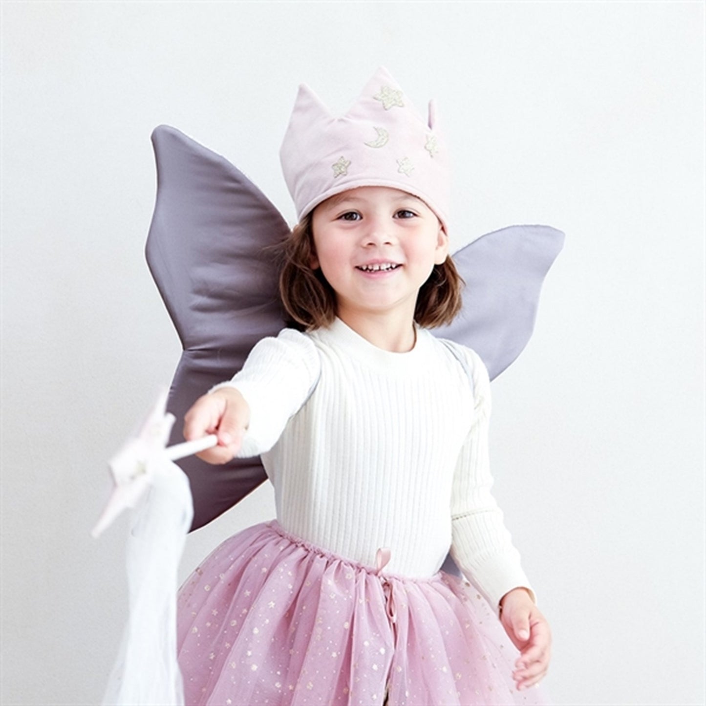 Mimi & Lula Crown Velvet Pink Stars And Moon