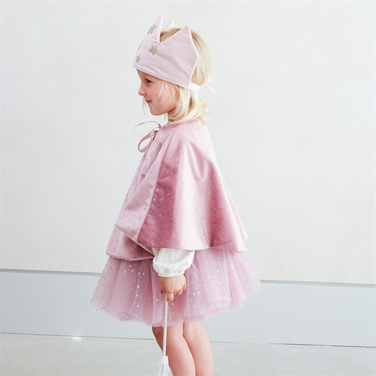 Mimi & Lula Crown Velvet Pink Stars And Moon