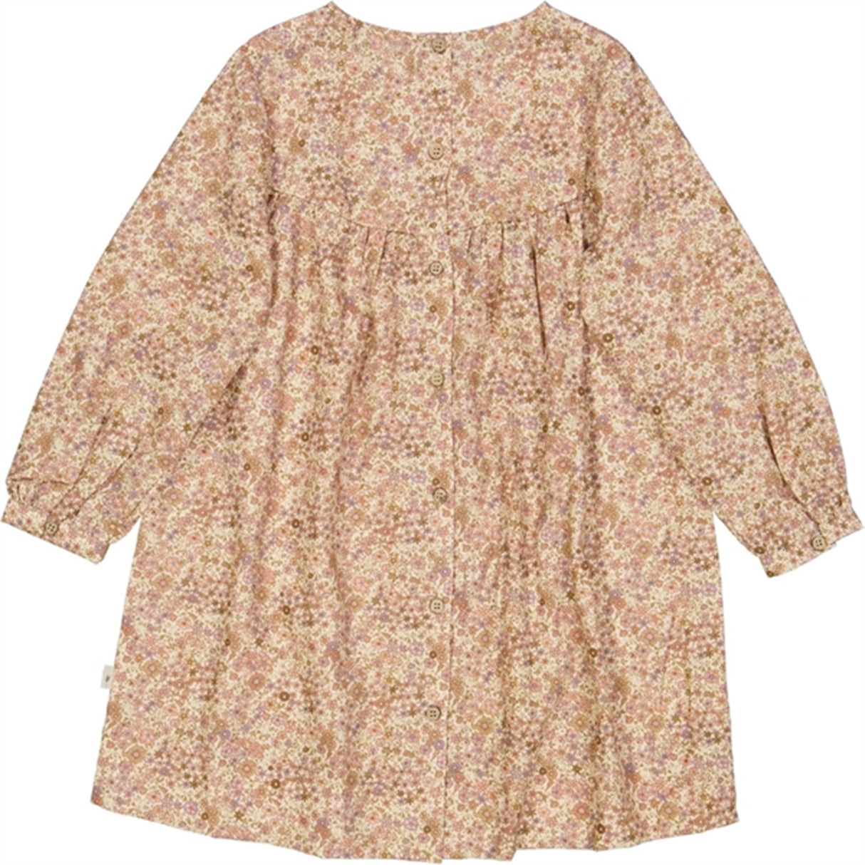 Wheat Clam Flowers Fenja Dress