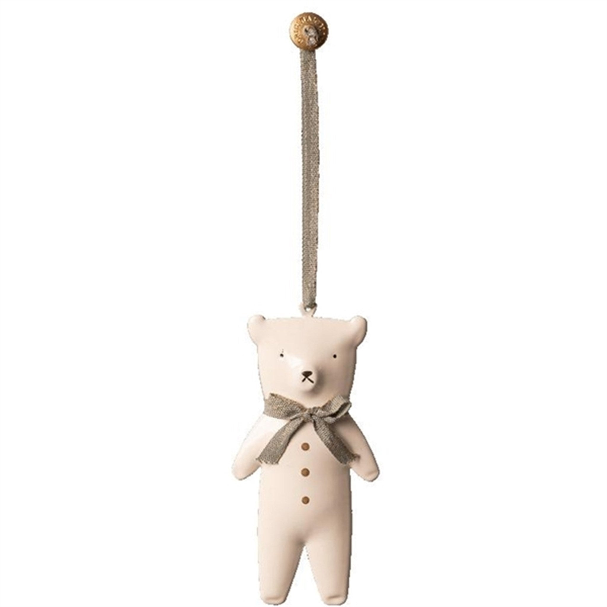 Maileg Metal Ornament, Teddy Bear